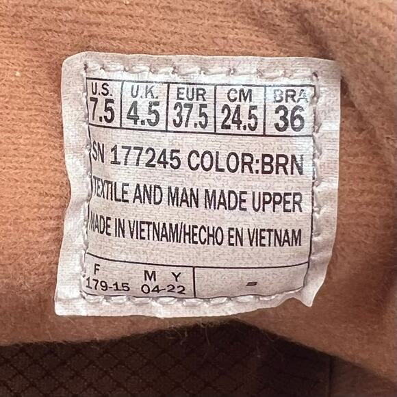 Skechers Women's Brown Chunky Lace Up Platform Sneakers Brown Size 7.5 - Picture 14 of 14